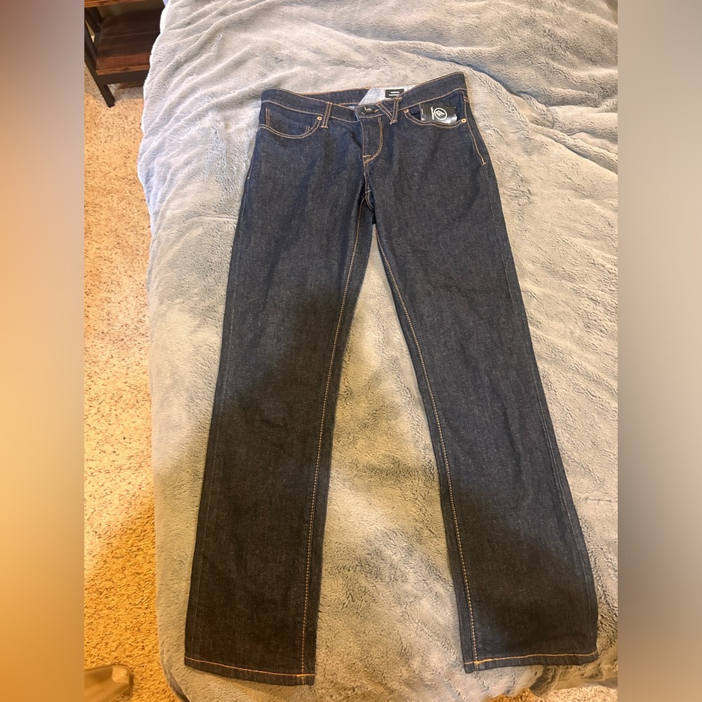 30x30 straight Volcom stretch denim jeans